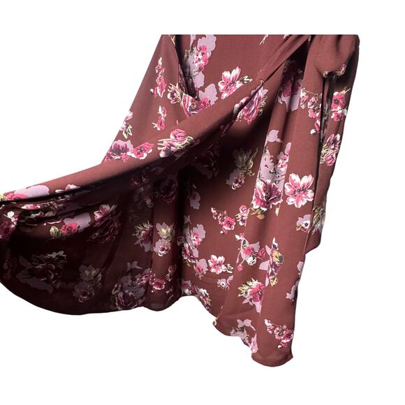 ASTR The Label XS Floral Wrap Front Mini Dress - Picture 3 of 9